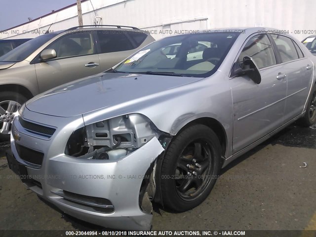 1G1ZH57B39F173440 - 2009 CHEVROLET MALIBU 1LT SILVER photo 6