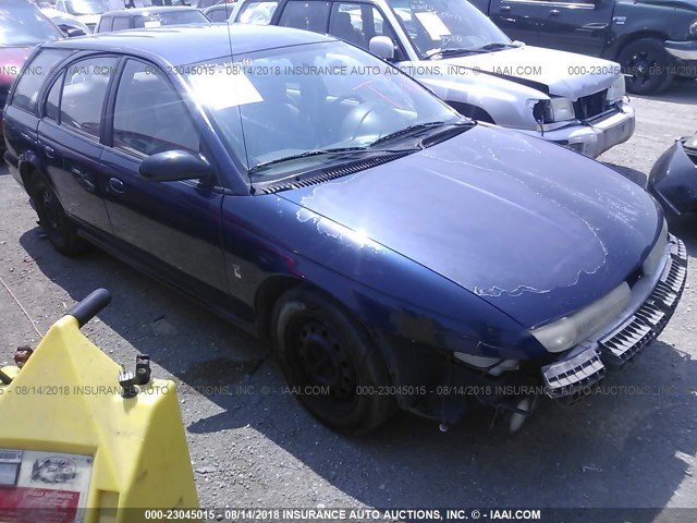1G8ZK8272XZ362499 - 1999 SATURN SW2 BLUE photo 1