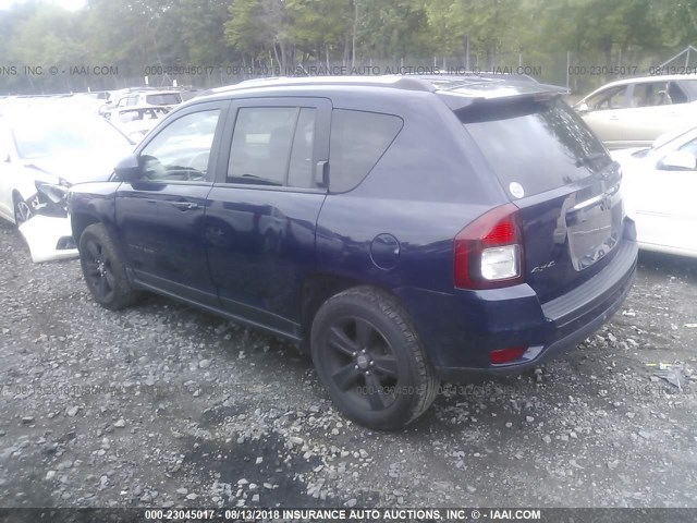 1C4NJDEB9FD208268 - 2015 JEEP COMPASS LATITUDE 蓝色 照片 3