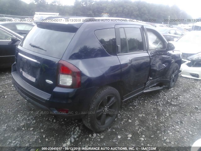 1C4NJDEB9FD208268 - 2015 JEEP COMPASS LATITUDE 蓝色 照片 4