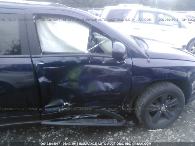 1C4NJDEB9FD208268 - 2015 JEEP COMPASS LATITUDE 蓝色 照片 6