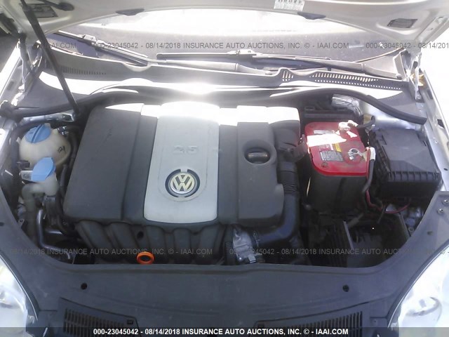 3VWEG71K37M142924 - 2007 VOLKSWAGEN JETTA WOLFSBURG 银色 照片 10