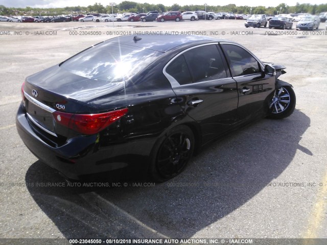 JN1BV7AR3EM692404 - 2014 INFINITI Q50 PREMIUM/SPORT BLACK photo 4