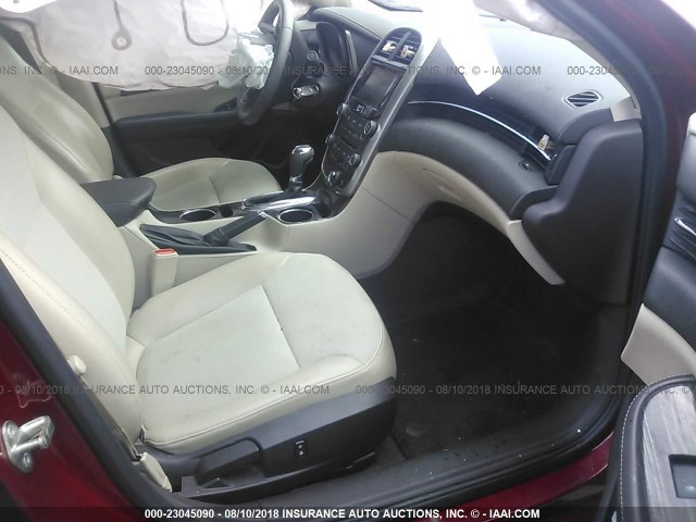 1G11C5SL7EF198508 - 2014 CHEVROLET MALIBU 1LT წითელი ფოტო 5