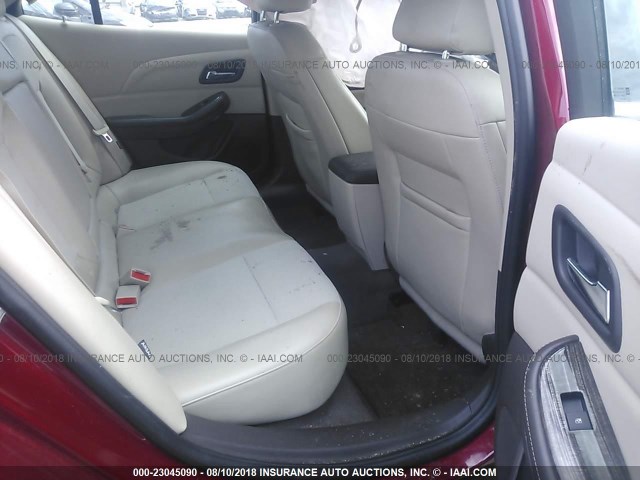 1G11C5SL7EF198508 - 2014 CHEVROLET MALIBU 1LT წითელი ფოტო 8