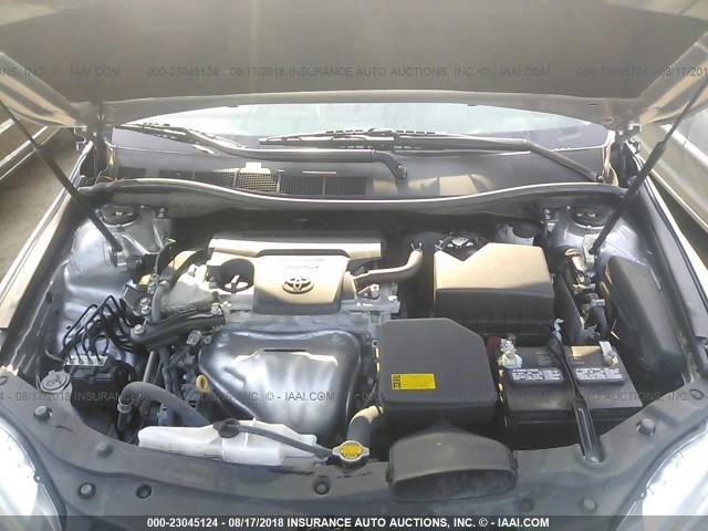 4T1BF1FKXFU059883 - 2015 TOYOTA CAMRY LE/XLE/SE/XSE 银色 照片 10