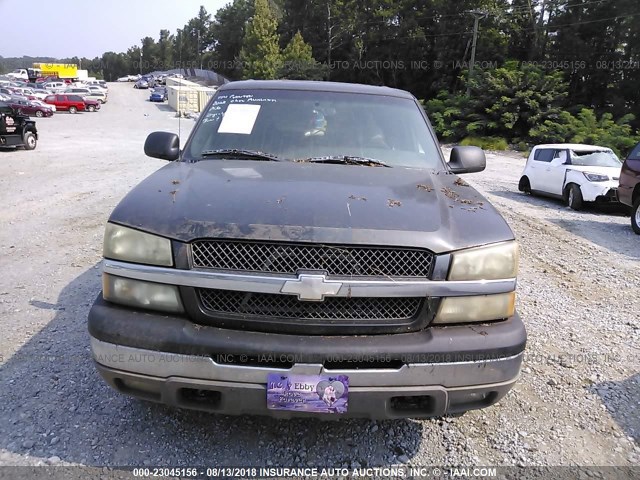 3GNEC13T33G249537 - 2003 CHEVROLET AVALANCHE C1500 BLACK photo 6