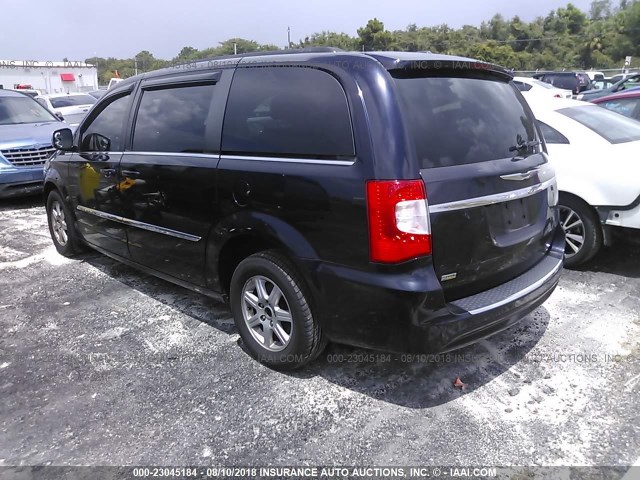 2A4RR5DG1BR641386 - 2011 CHRYSLER TOWN & COUNTRY TOURING BLACK photo 3