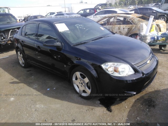 1G1AT58H297267866 - 2009 CHEVROLET COBALT LT შავი ფოტო 1