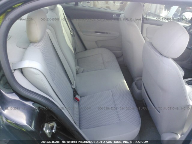 1G1AT58H297267866 - 2009 CHEVROLET COBALT LT შავი ფოტო 8