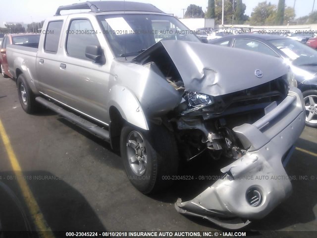 1N6ED29X43C448828 - 2003 NISSAN FRONTIER CREW CAB XE/CREW CAB SE Champagne photo 1