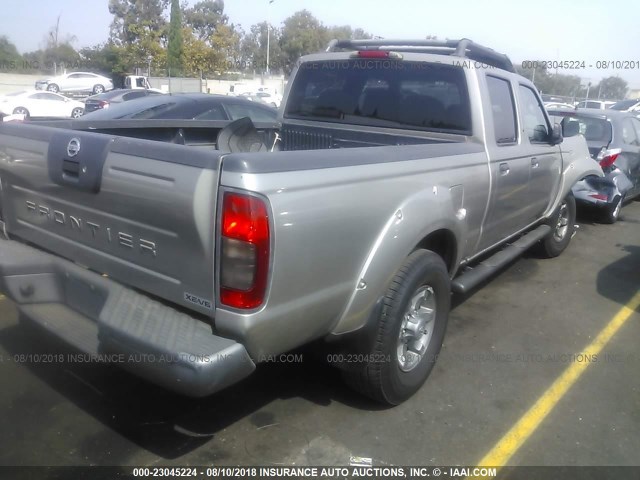 1N6ED29X43C448828 - 2003 NISSAN FRONTIER CREW CAB XE/CREW CAB SE Champagne photo 4