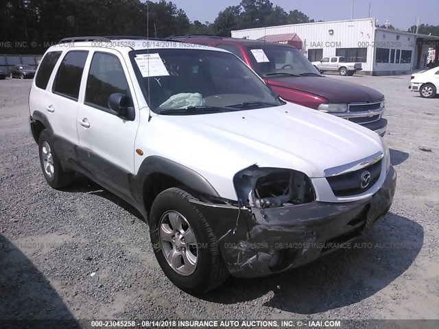 4F2YU09132KM61817 - 2002 MAZDA TRIBUTE LX/ES WHITE photo 1