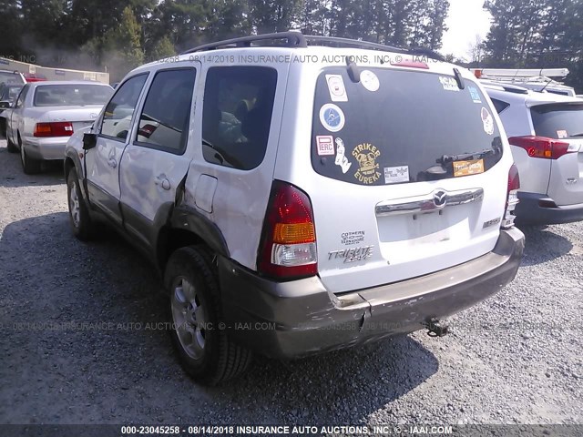 4F2YU09132KM61817 - 2002 MAZDA TRIBUTE LX/ES 白色 照片 3
