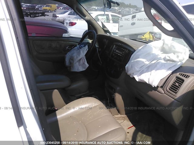 4F2YU09132KM61817 - 2002 MAZDA TRIBUTE LX/ES WHITE photo 5