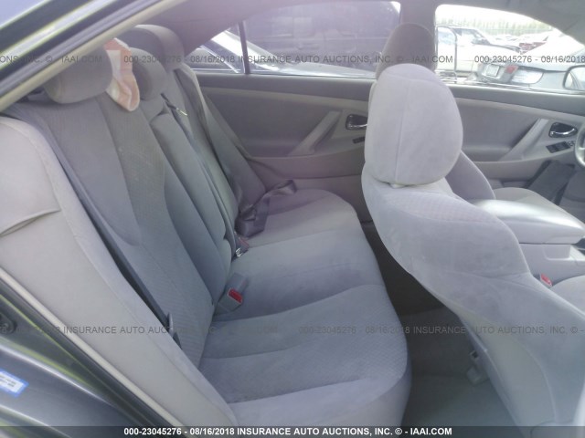 4T1BE46K18U783694 - 2008 TOYOTA CAMRY CE/LE/XLE/SE BLACK photo 8