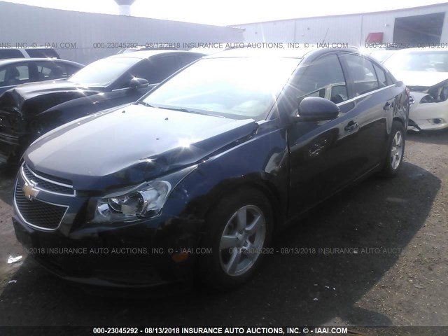 1G1PC5SB7E7130673 - 2014 CHEVROLET CRUZE LT BLACK photo 6