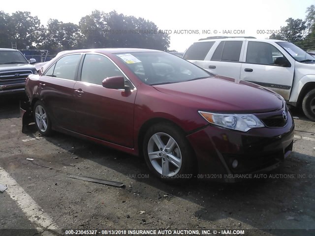 4T1BF1FK5DU653150 - 2013 TOYOTA CAMRY L/SE/LE/XLE 红色 照片 1