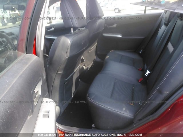 4T1BF1FK5DU653150 - 2013 TOYOTA CAMRY L/SE/LE/XLE 红色 照片 8