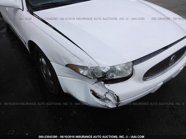 1G4HR54KX2U186591 - 2002 BUICK LESABRE LIMITED WHITE photo 6