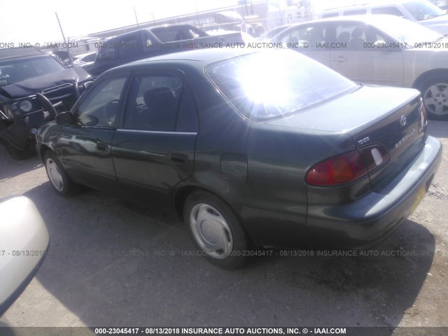 2T1BR12E0YC338805 - 2000 TOYOTA COROLLA VE/CE/LE 绿色 照片 3