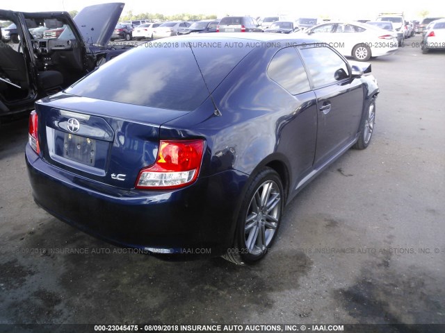JTKJF5C71D3062478 - 2013 TOYOTA SCION TC 蓝色 照片 4