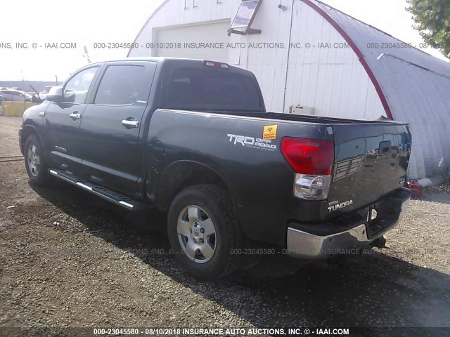 5TBDV58177S461029 - 2007 TOYOTA TUNDRA CREWMAX LIMITED GRAY photo 3