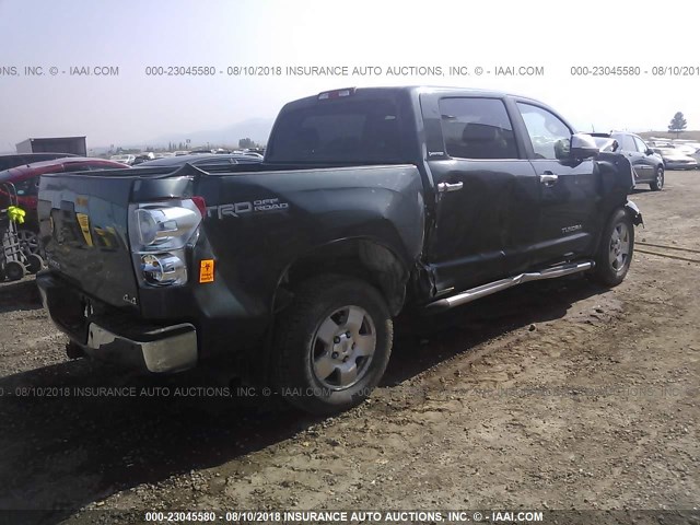 5TBDV58177S461029 - 2007 TOYOTA TUNDRA CREWMAX LIMITED GRAY photo 4