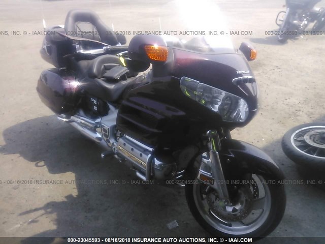 1HFSC47L66A504178 - 2006 HONDA GL1800 BURGUNDY photo 1