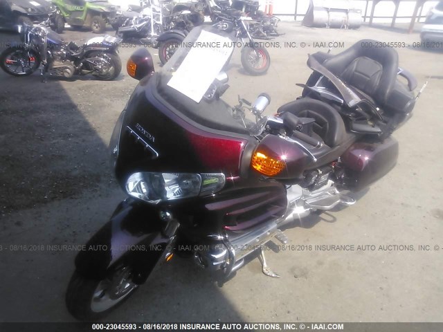 1HFSC47L66A504178 - 2006 HONDA GL1800 BURGUNDY photo 2