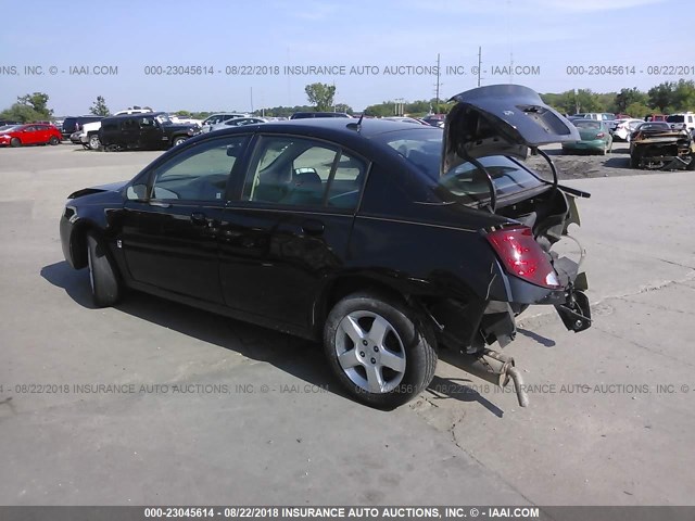 1G8AJ55F07Z187607 - 2007 SATURN ION LEVEL 2 黑色 照片 3