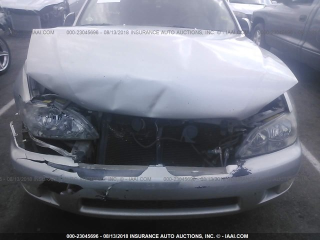 JTHBD192130080452 - 2003 LEXUS IS 300 Champagne photo 6