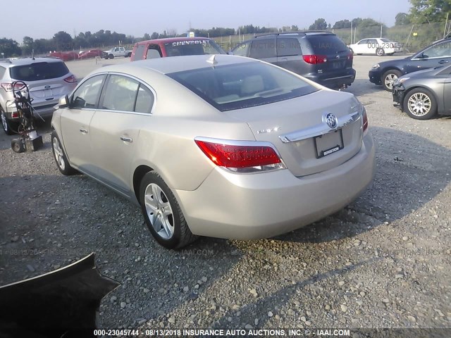 1G4GB5EG7AF155876 - 2010 BUICK LACROSSE CX GOLD photo 3