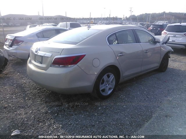 1G4GB5EG7AF155876 - 2010 BUICK LACROSSE CX GOLD photo 4