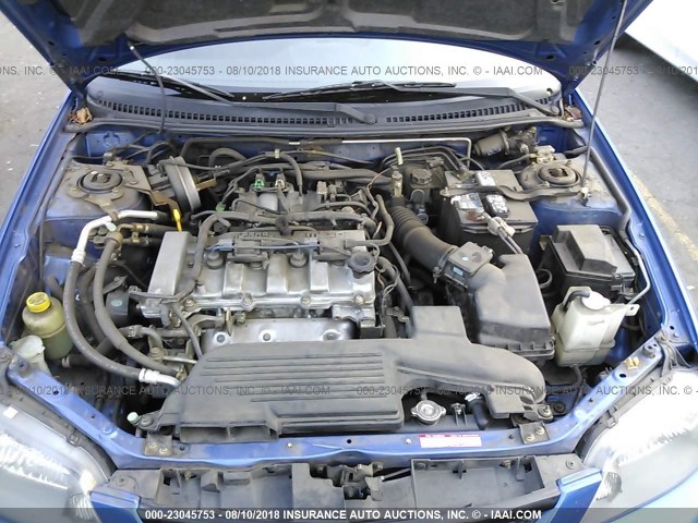 JM1BJ225730147379 - 2003 MAZDA PROTEGE DX/LX/ES BLUE photo 10