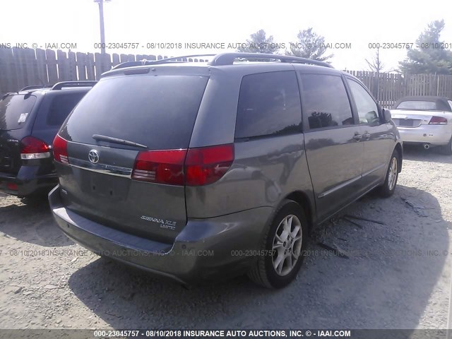 5TDZA22C84S044094 - 2004 TOYOTA SIENNA XLE/XLE LIMITED GRAY photo 4