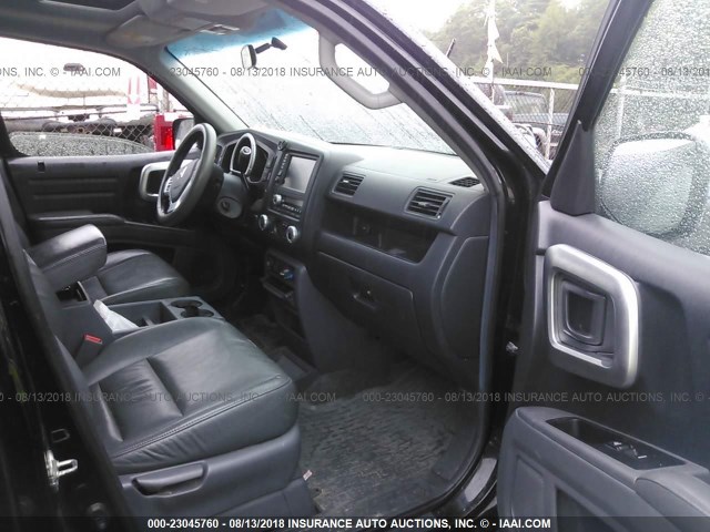 2HJYK16508H532731 - 2008 HONDA RIDGELINE RTL SILVER photo 5