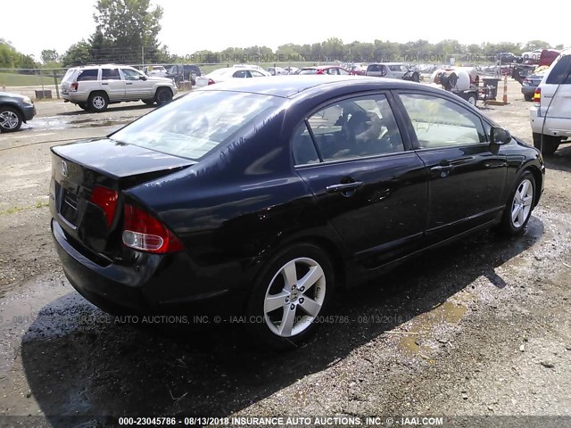 1HGFA16978L026979 - 2008 HONDA CIVIC EXL 黑色 照片 4