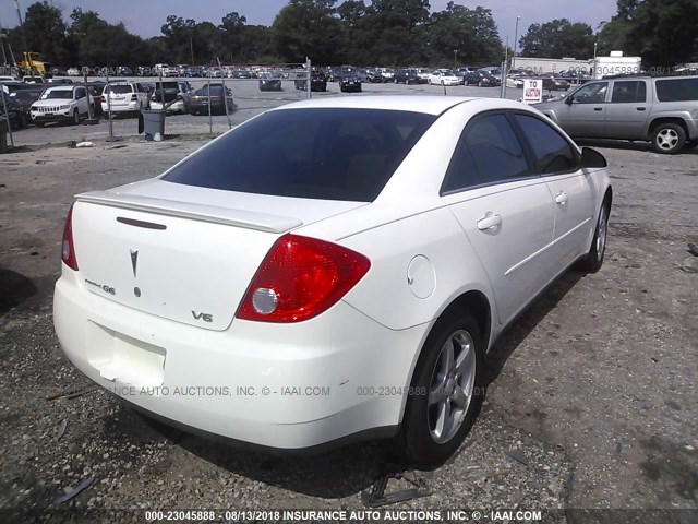 1G2ZG57N384111121 - 2008 PONTIAC G6 SE WHITE photo 4