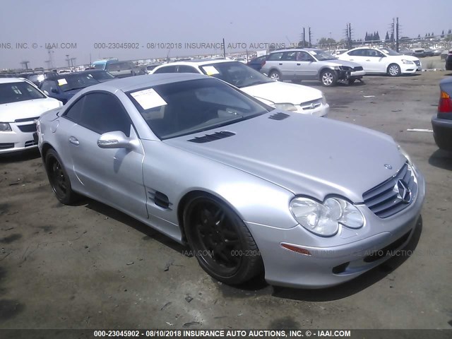 WDBSK75F33F016301 - 2003 MERCEDES-BENZ SL 500R SILVER photo 1