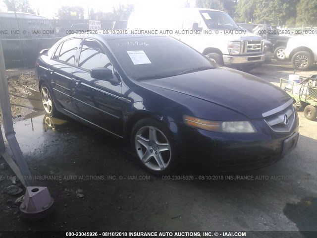 19UUA66265A032366 - 2005 ACURA TL Dark Blue photo 1