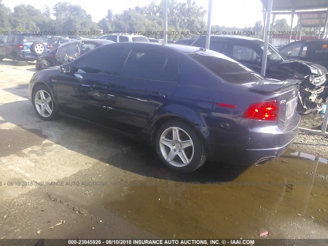 19UUA66265A032366 - 2005 ACURA TL Dark Blue photo 3