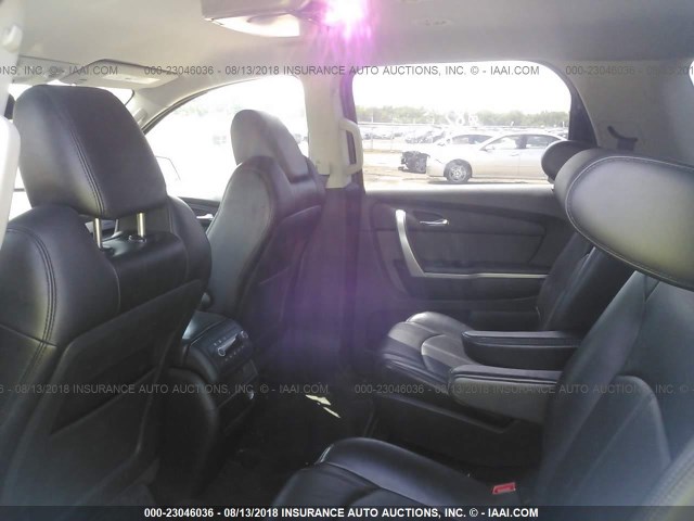 1GKKRREDXBJ293003 - 2011 GMC ACADIA SLT-1 Srebrny zdjęcie 8