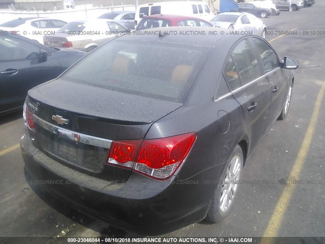 1G1PK5SC2C7317294 - 2012 CHEVROLET CRUZE ECO BLACK photo 4