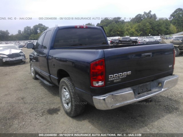 3D7KA28693G751002 - 2003 DODGE RAM 2500 ST/SLT 深蓝色 照片 3