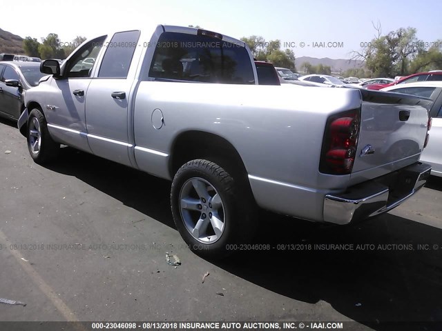 1D7HA18NX8S624691 - 2008 DODGE RAM 1500 ST/SLT SILVER photo 3