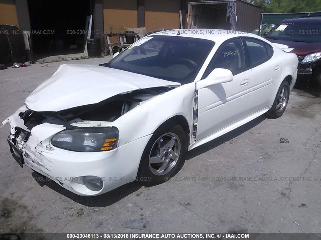 2G2WP522951299165 - 2005 PONTIAC GRAND PRIX WHITE photo 2