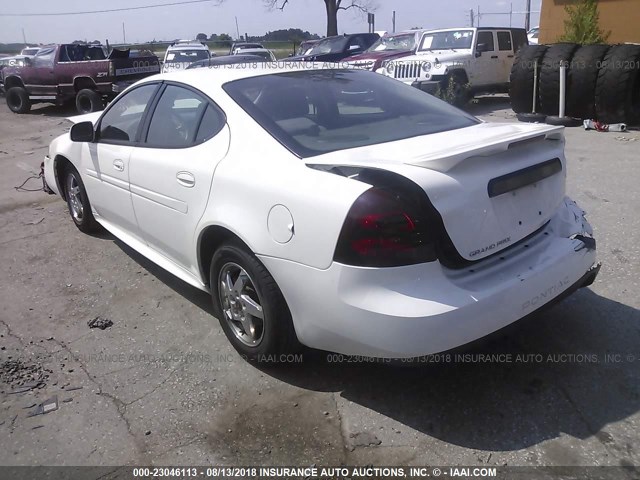 2G2WP522951299165 - 2005 PONTIAC GRAND PRIX WHITE photo 3