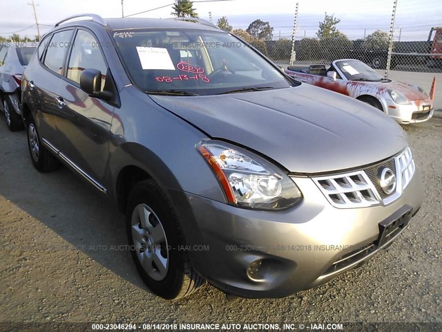 JN8AS5MV0FW762546 - 2015 NISSAN ROGUE SELECT S GRAY photo 1