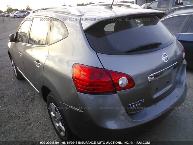 JN8AS5MV0FW762546 - 2015 NISSAN ROGUE SELECT S GRAY photo 3